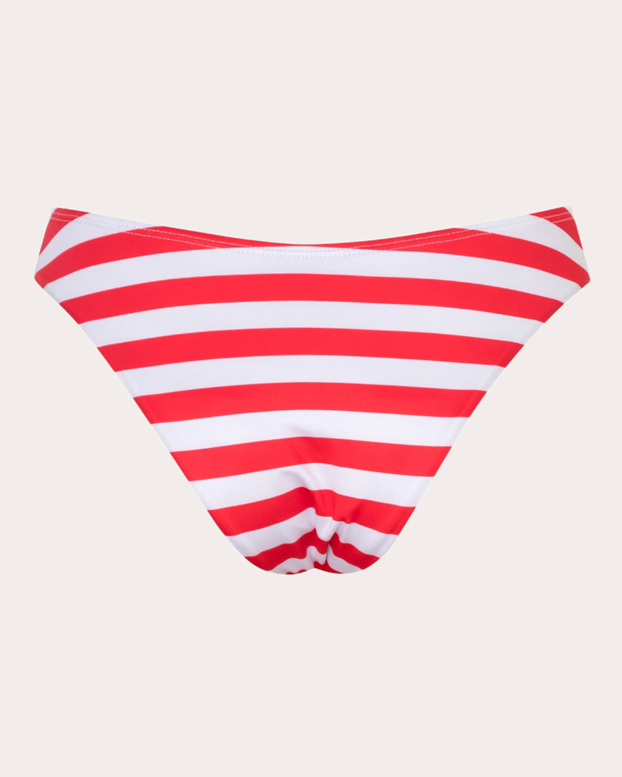 Mexico Striped Low-Rise Bikini Brief