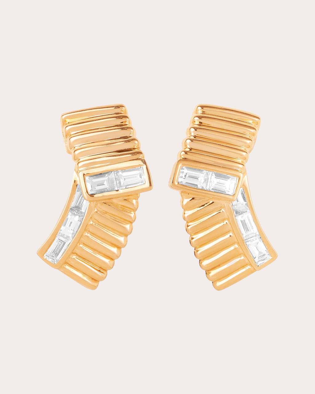Midnight Adagio 18K Gold Diamond Earrings