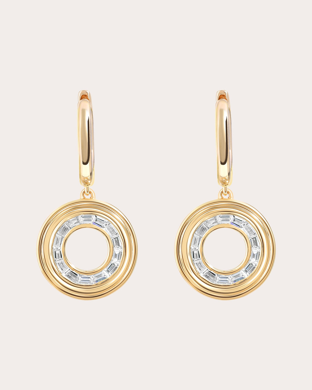 Midnight Adagio 18K Gold Diamond Earrings