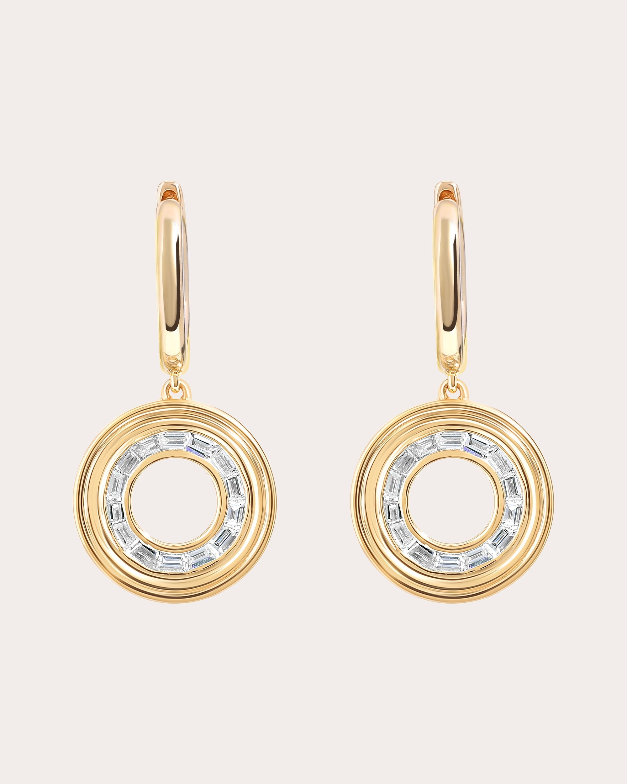 Midnight Adagio 18K Gold Diamond Earrings