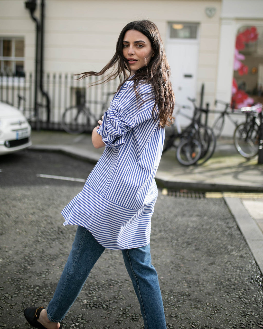 The Molly Oversized Cotton-Poplin Shirt