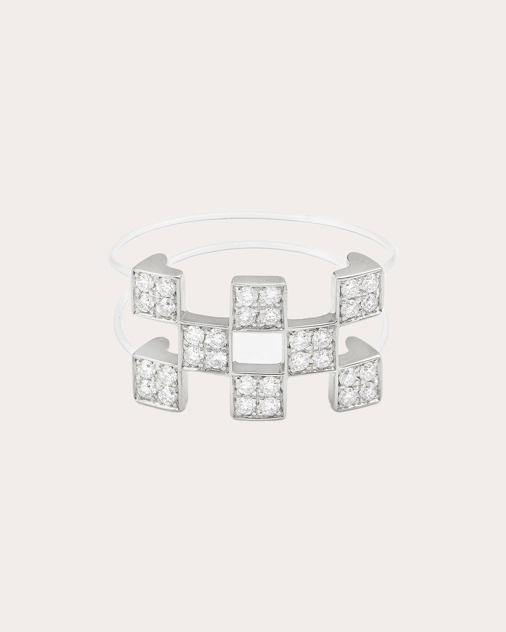 Illusion 18K Gold and Lab-Grown Diamond Ring
