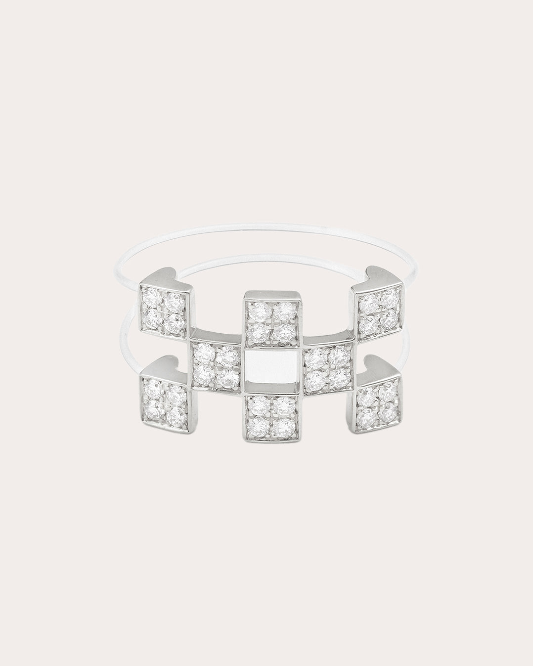 Illusion 18K Gold and Lab-Grown Diamond Ring