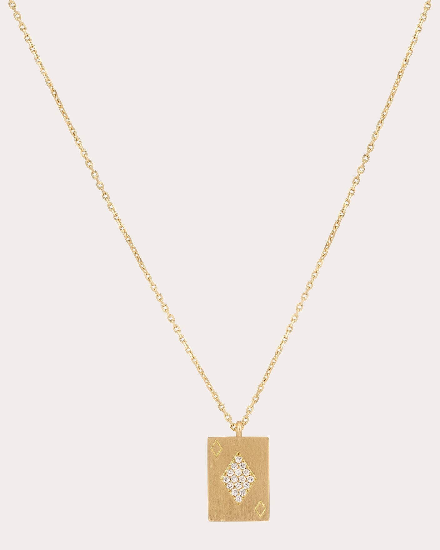 18k Gold Honneur Charms Pendant Necklace