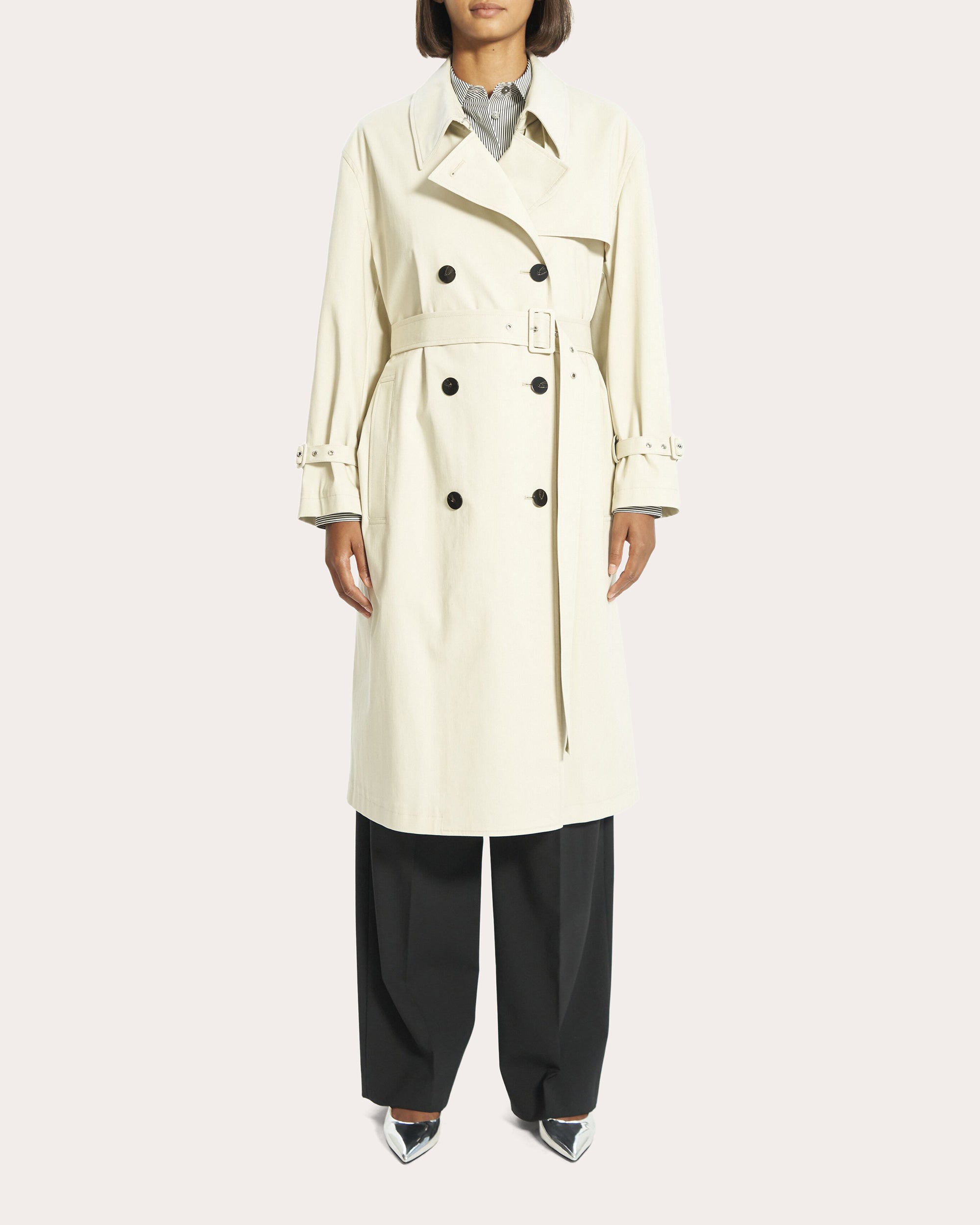 Double-Breasted Trench Coat