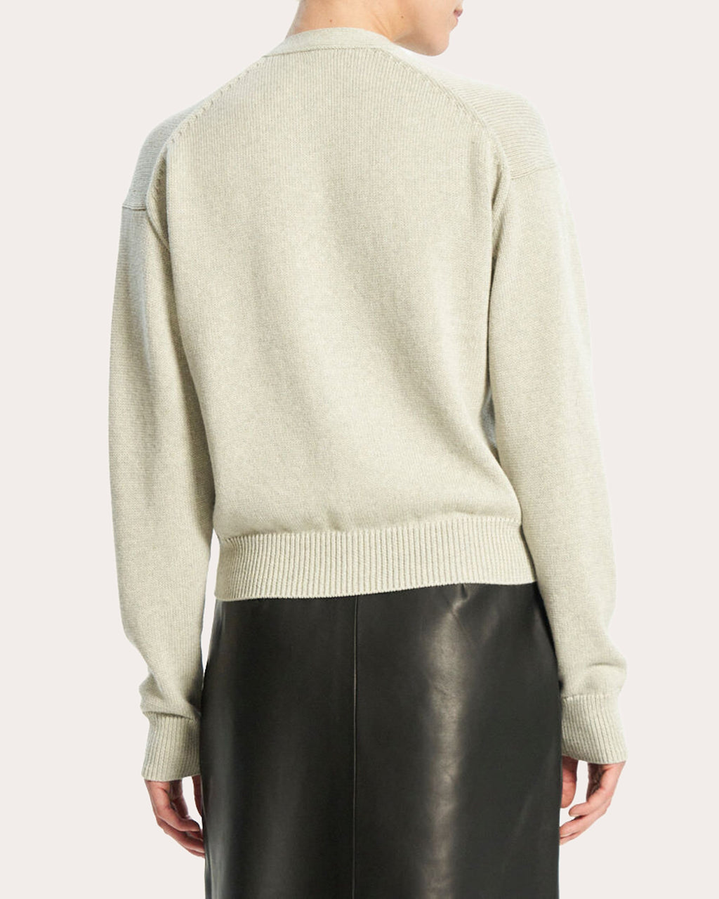 Cotton-Cashmere V-Neck Cardigan