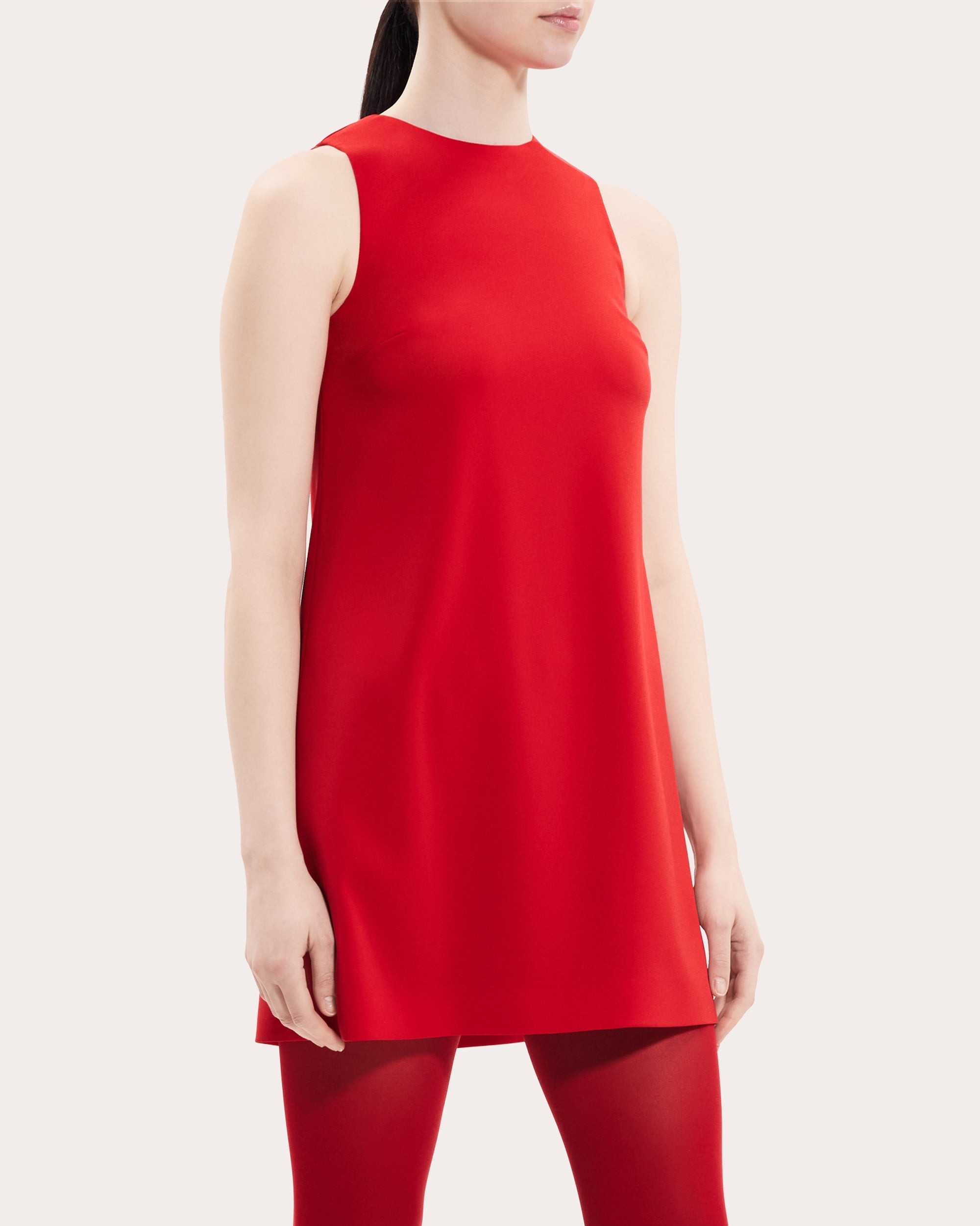 Sleeveless A-Line Shift Dress