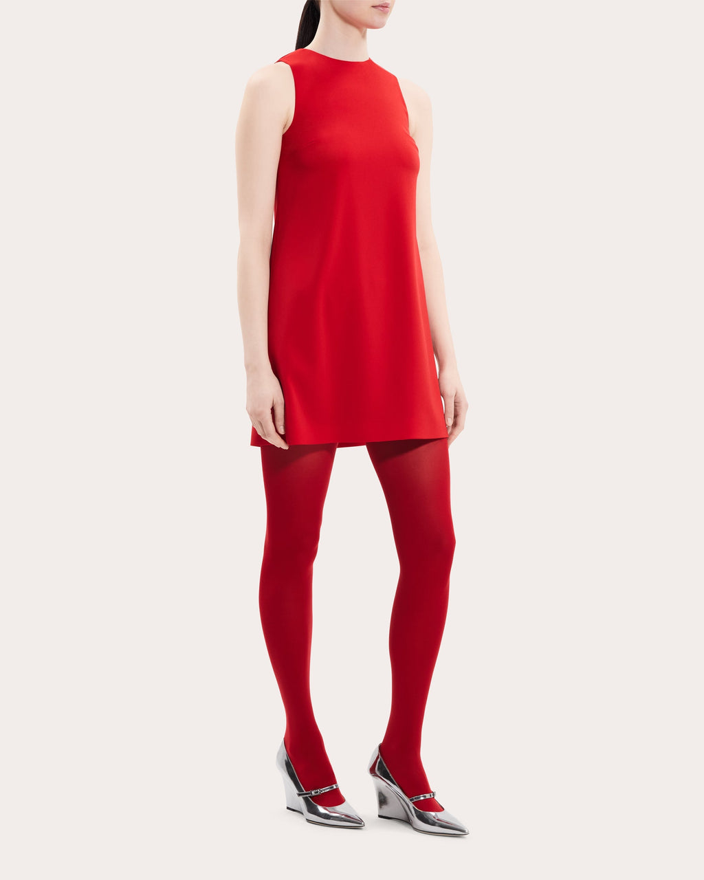 Sleeveless A-Line Shift Dress