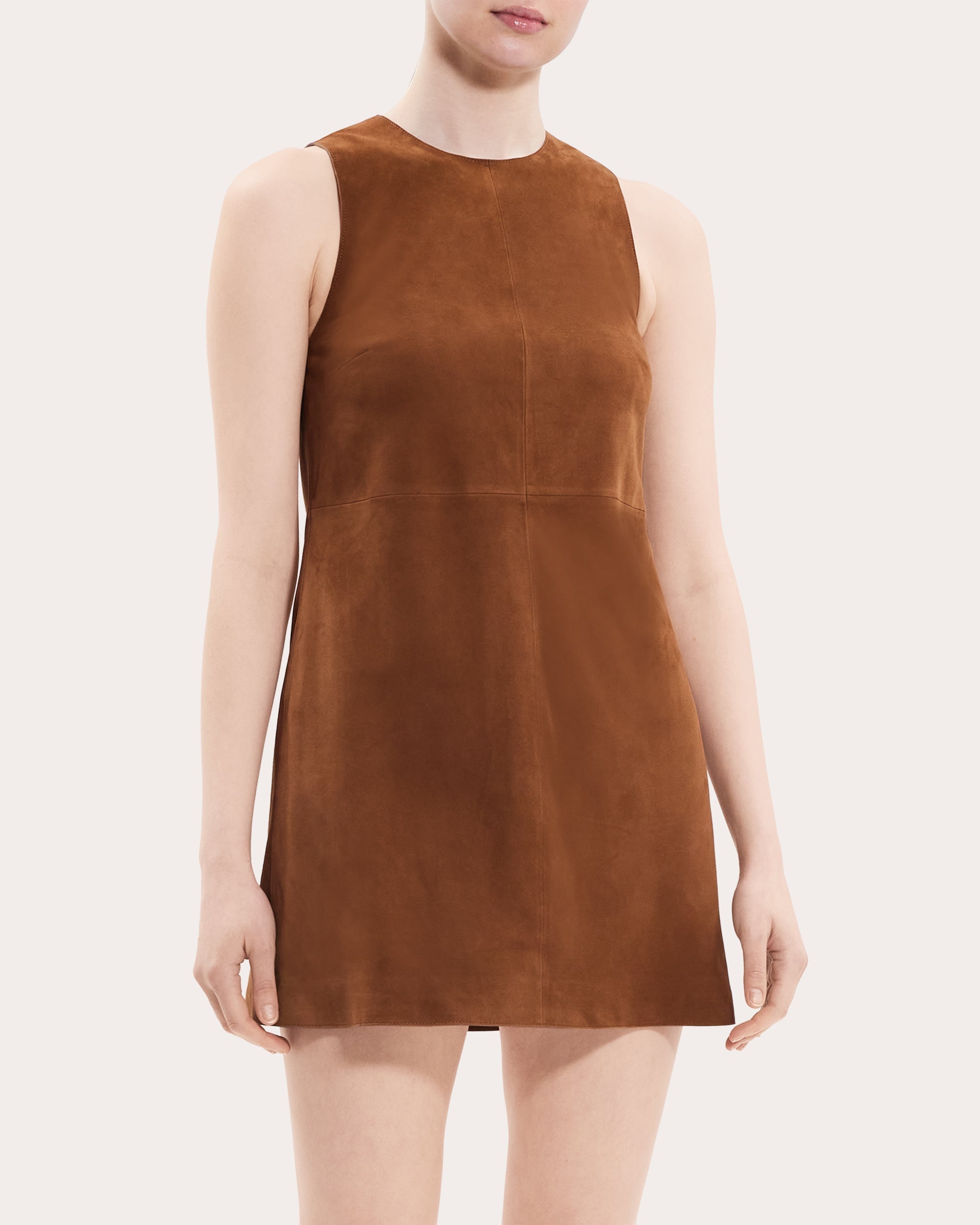 Suede Shift Dress
