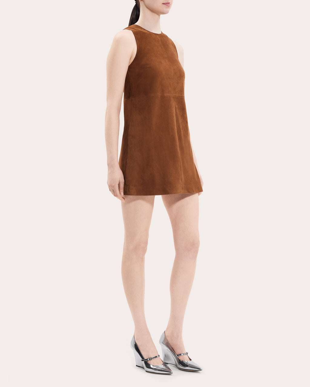 Suede Shift Dress