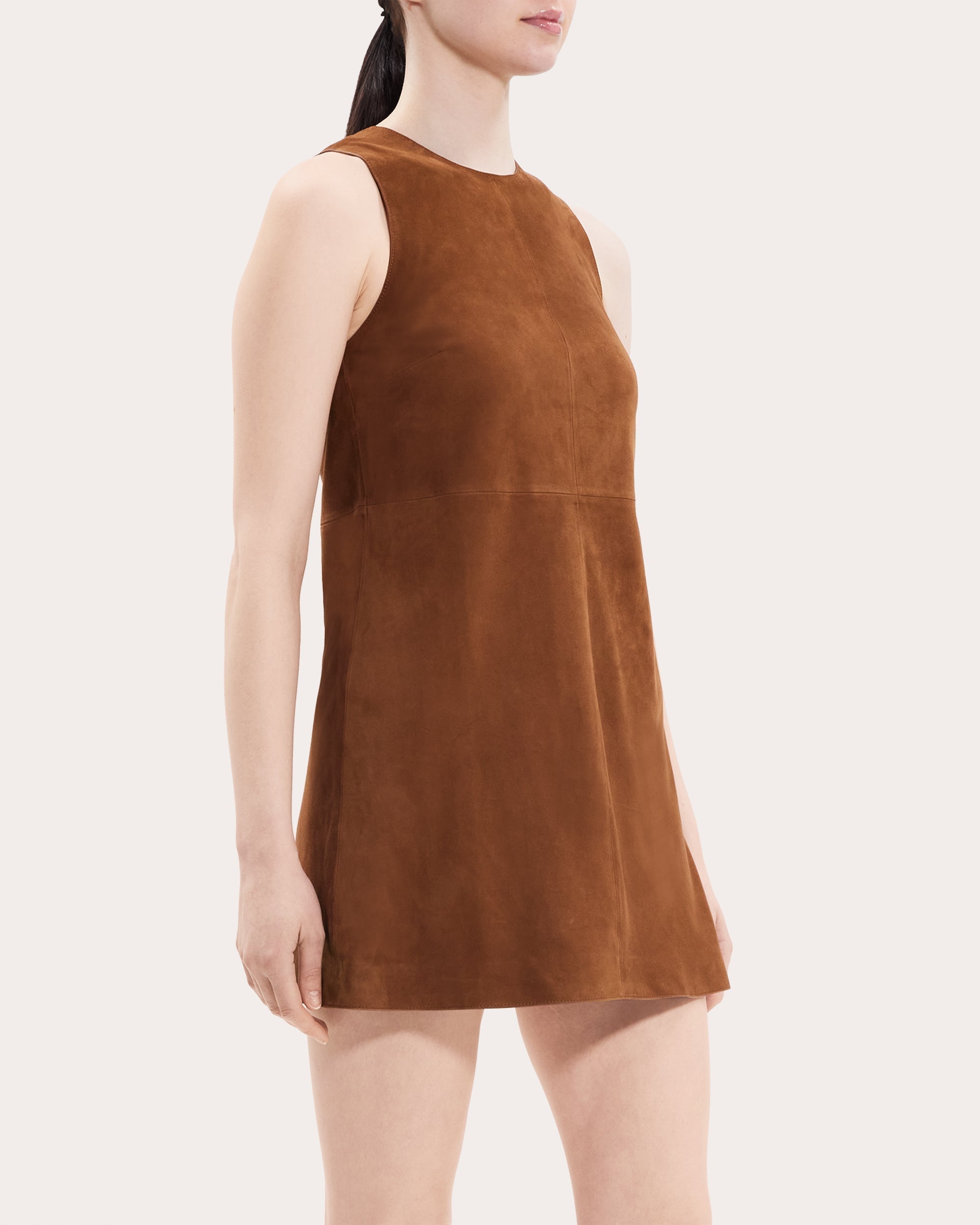 Suede Shift Dress