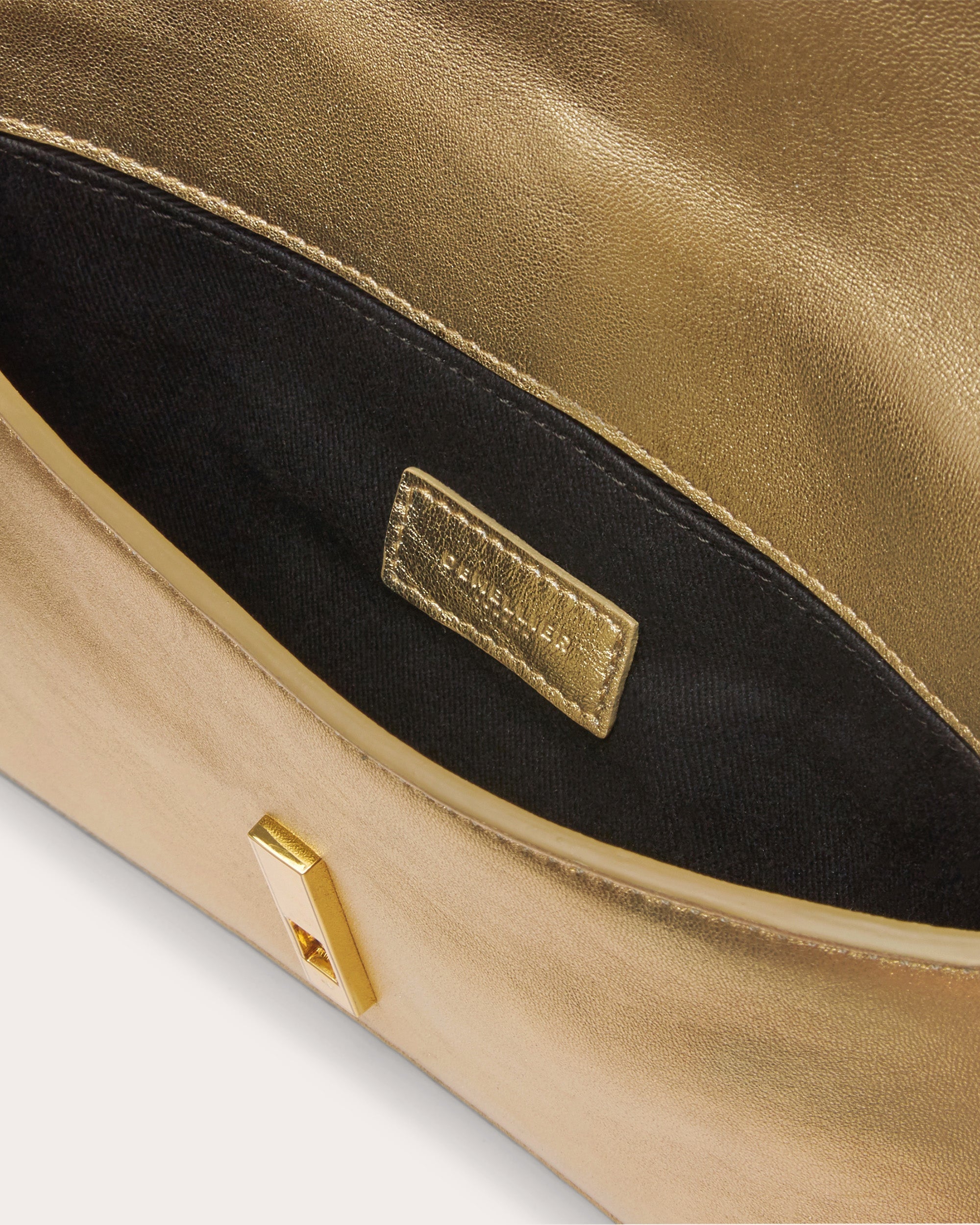 Tokyo Metallic Leather Clutch