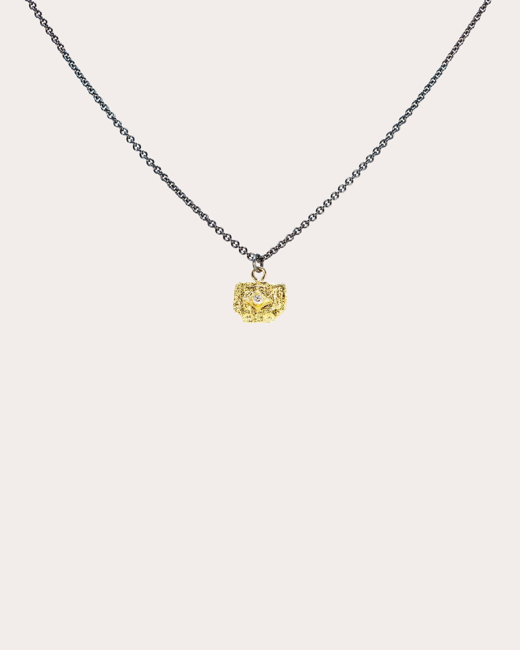 Artifact 18K Gold Diamond Coin Pendant Necklace