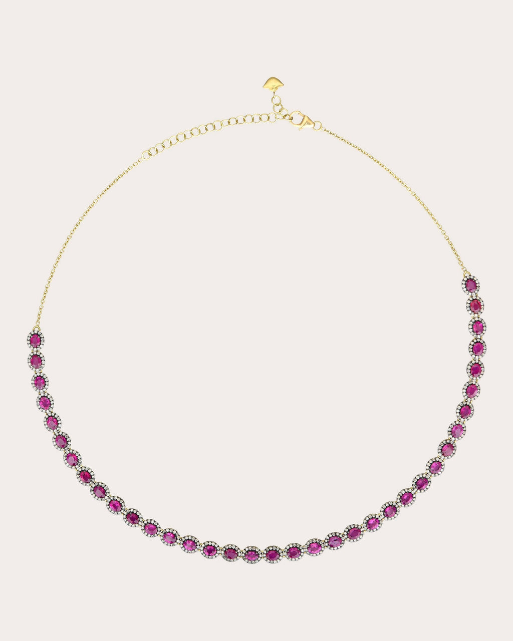 Ruby & 18k Gold Mini Rajasthan Necklace