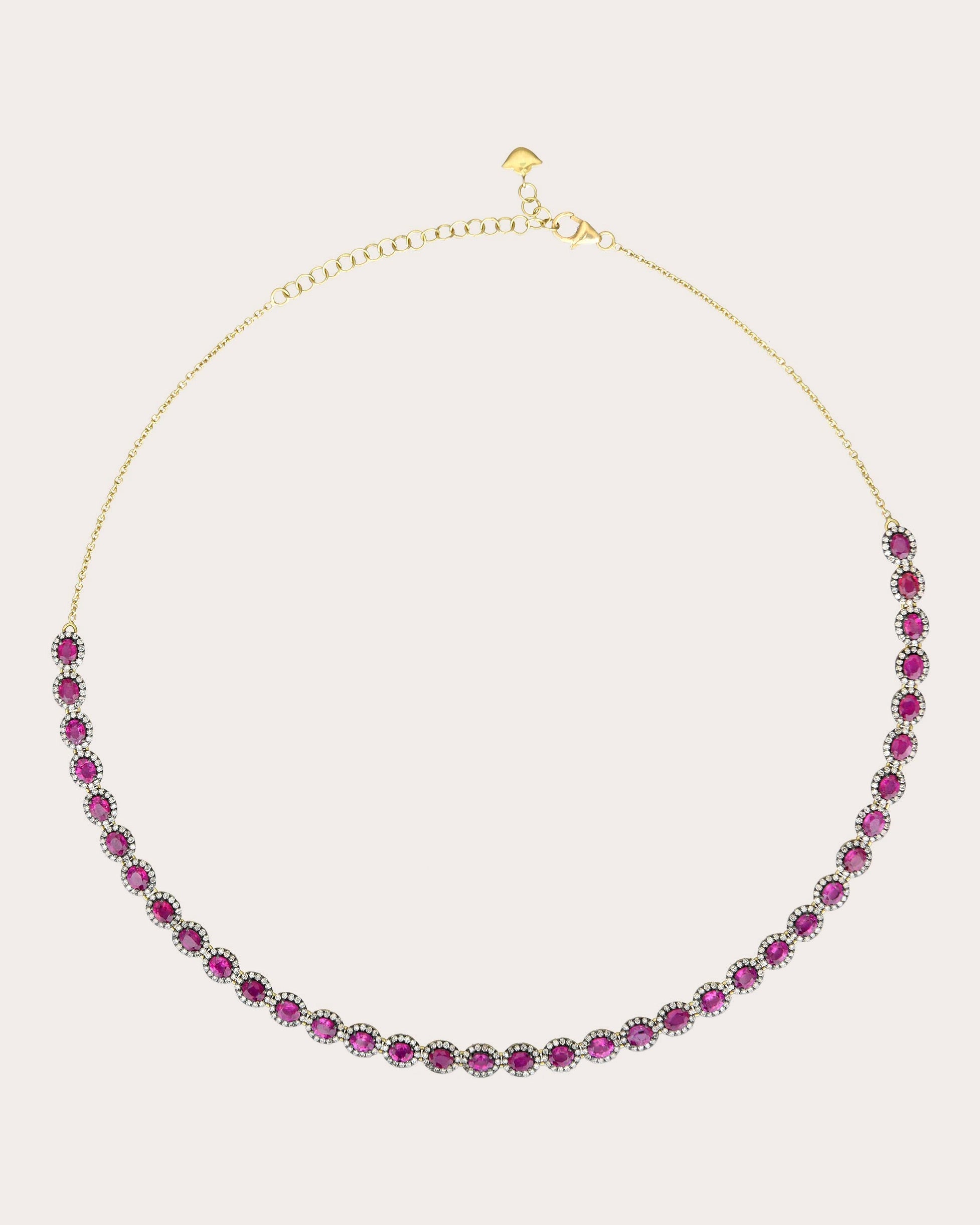 Ruby & 18k Gold Mini Rajasthan Necklace