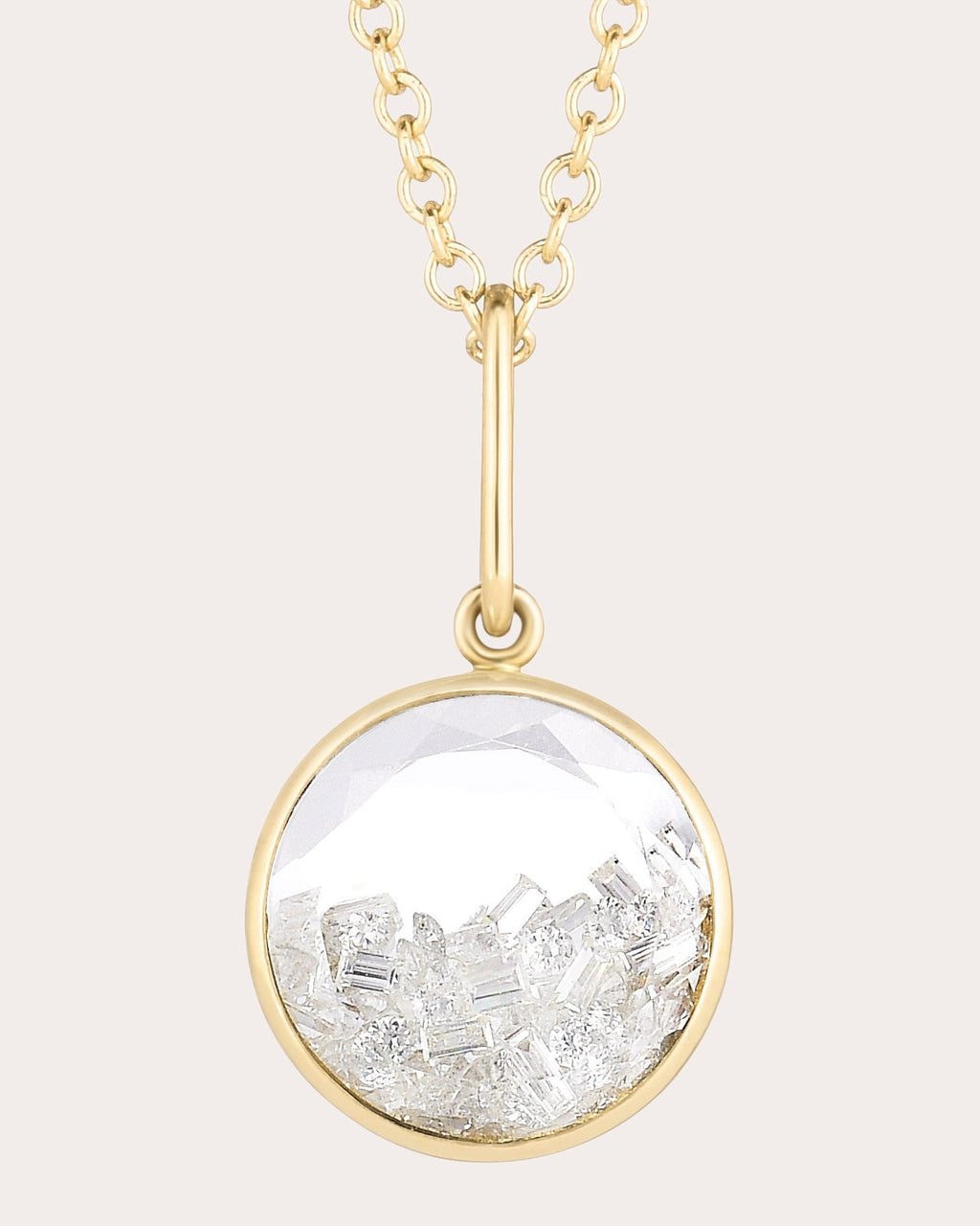 Core 12 18K Gold Diamond Shaker Pendant Necklace