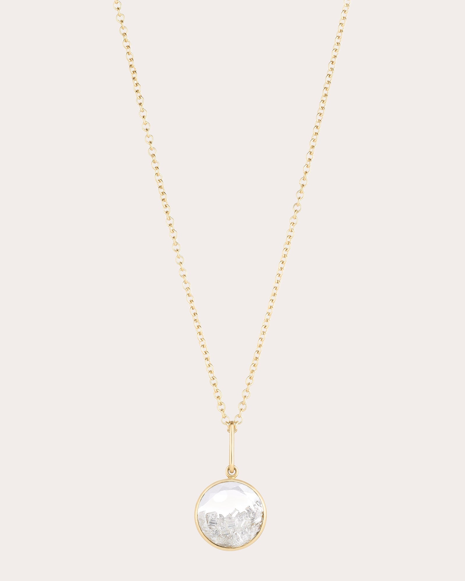 Core 12 18K Gold Diamond Shaker Pendant Necklace