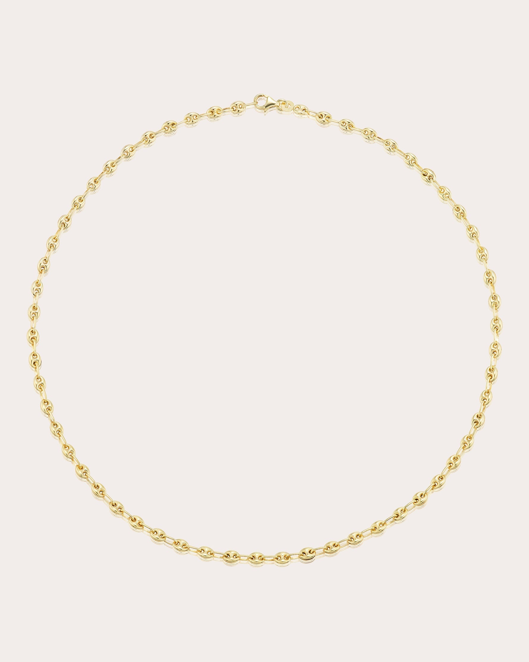 Puffy Mariner 14K Gold 18" Chain Necklace