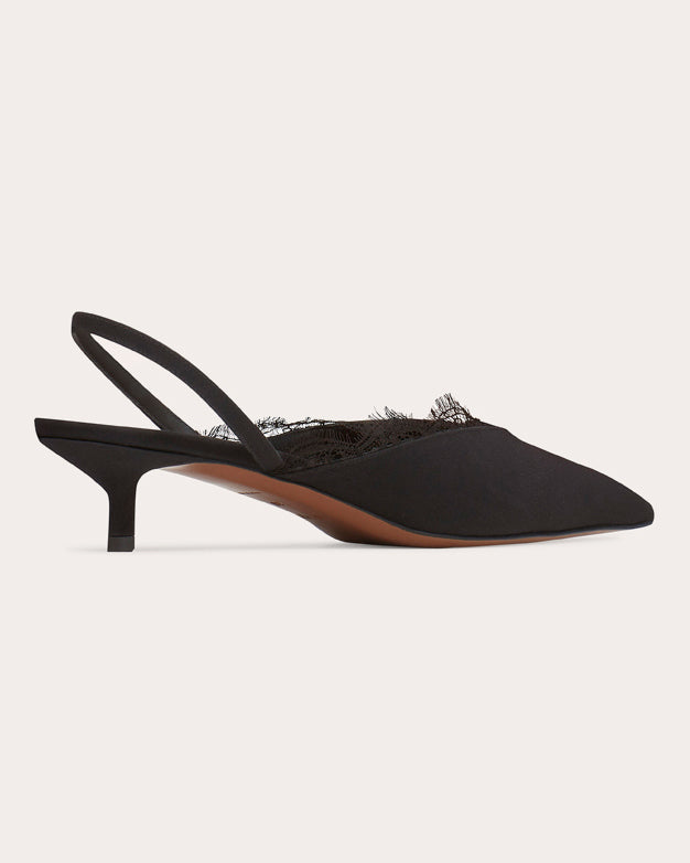 Irena 40 Lace Slingback Mule