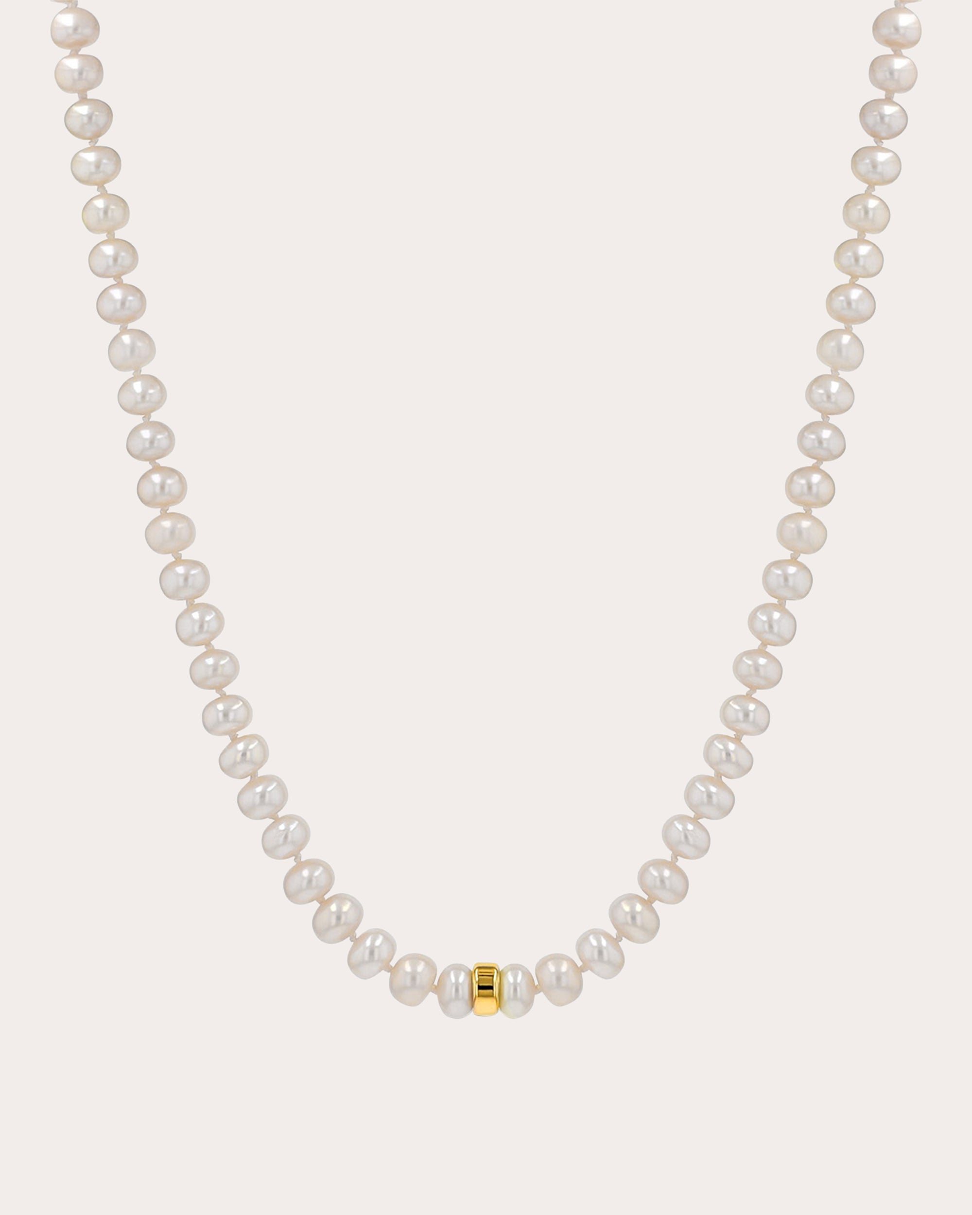 14K Gold Pearl Necklace