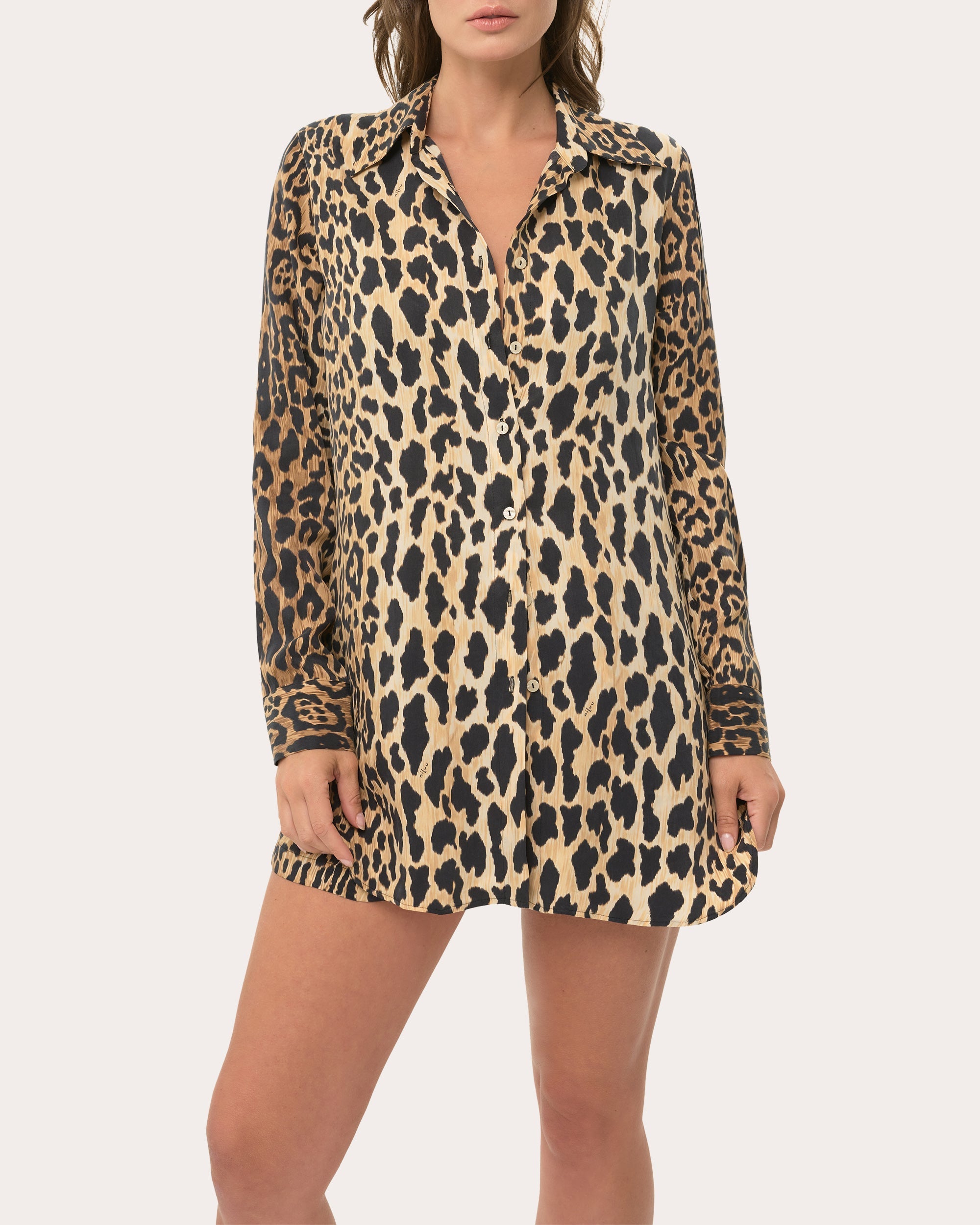 Printed Satin Shirt