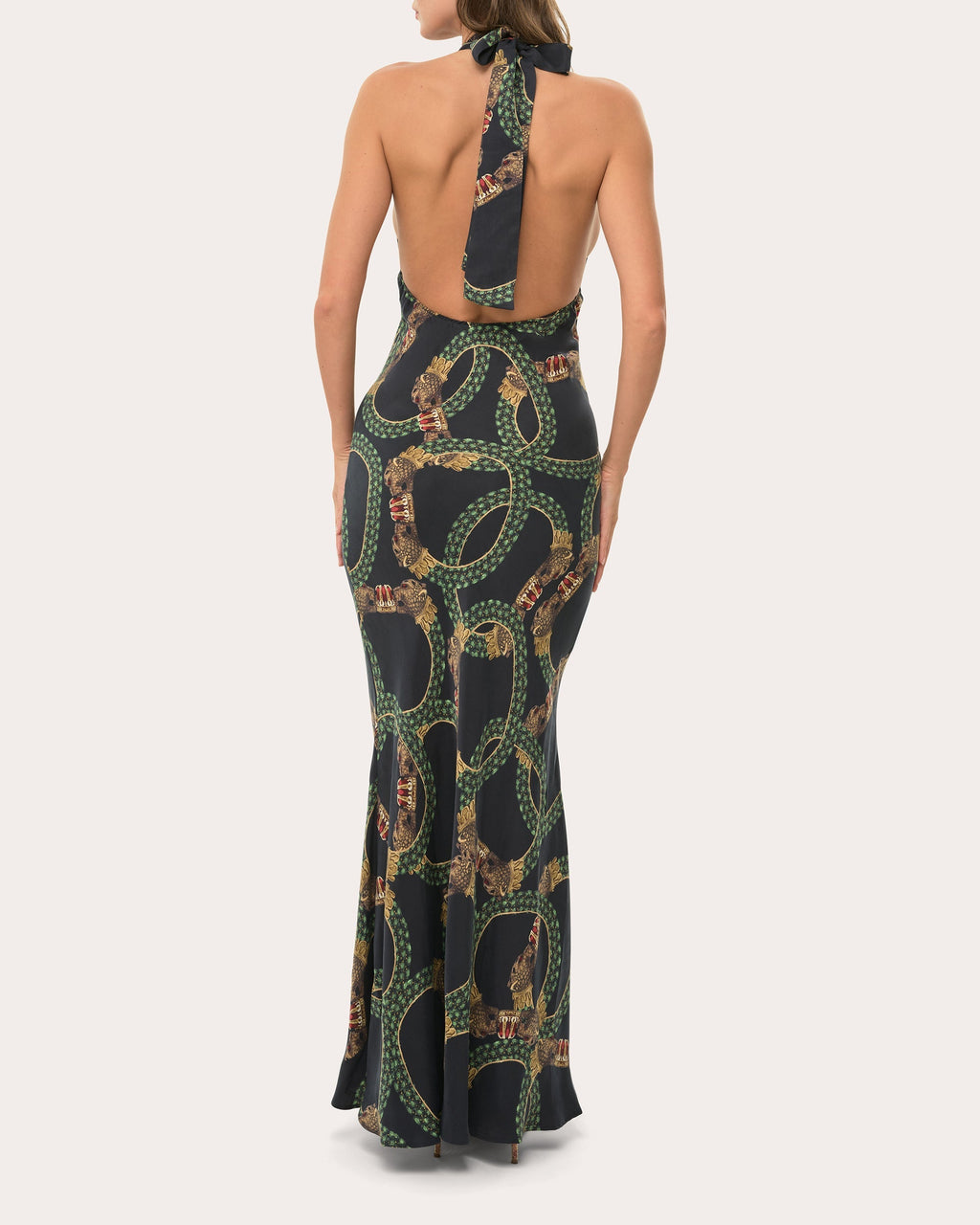 Cilla Convertible Washed Satin Maxi Dress