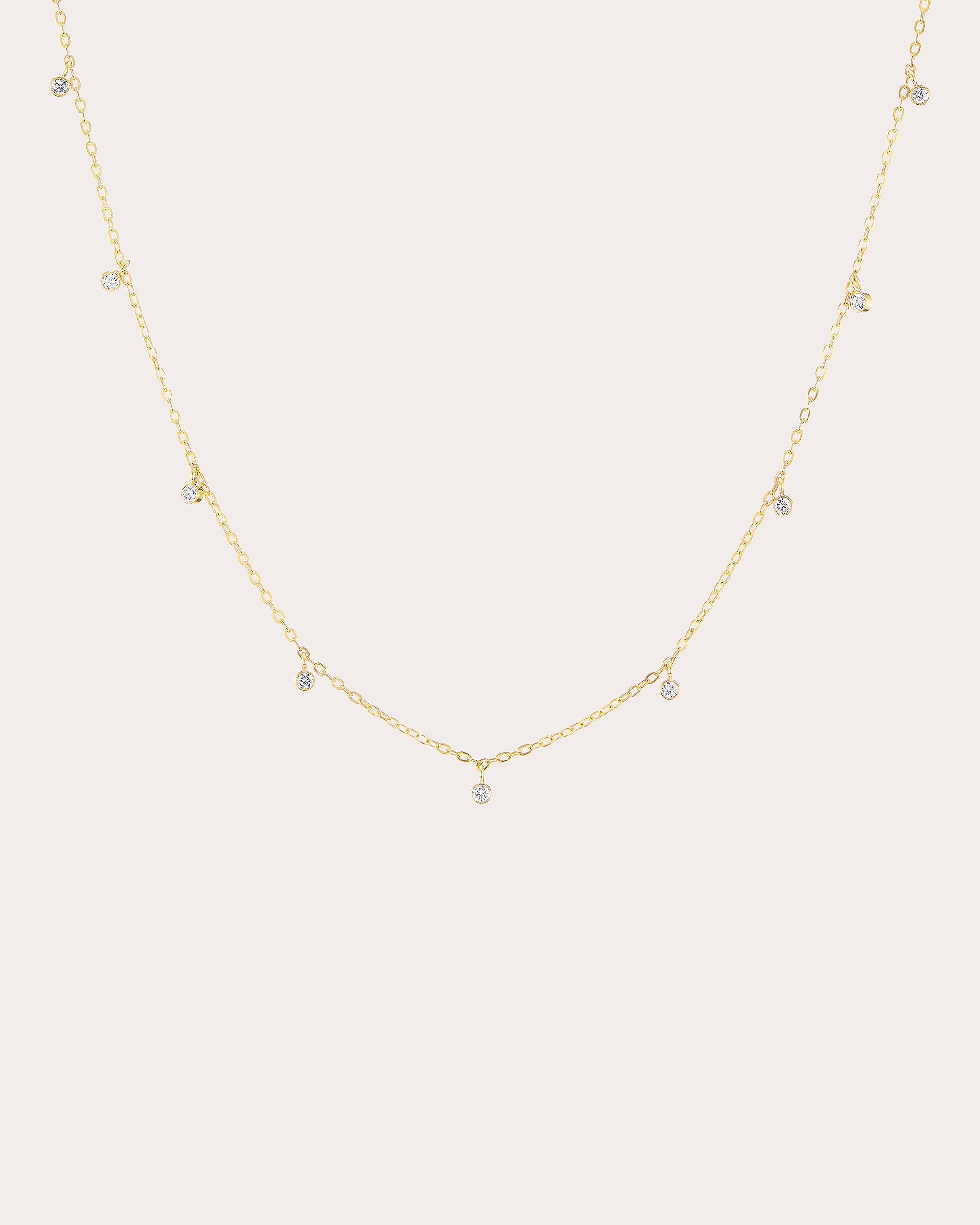 Confetti 14K Gold Diamond Necklace