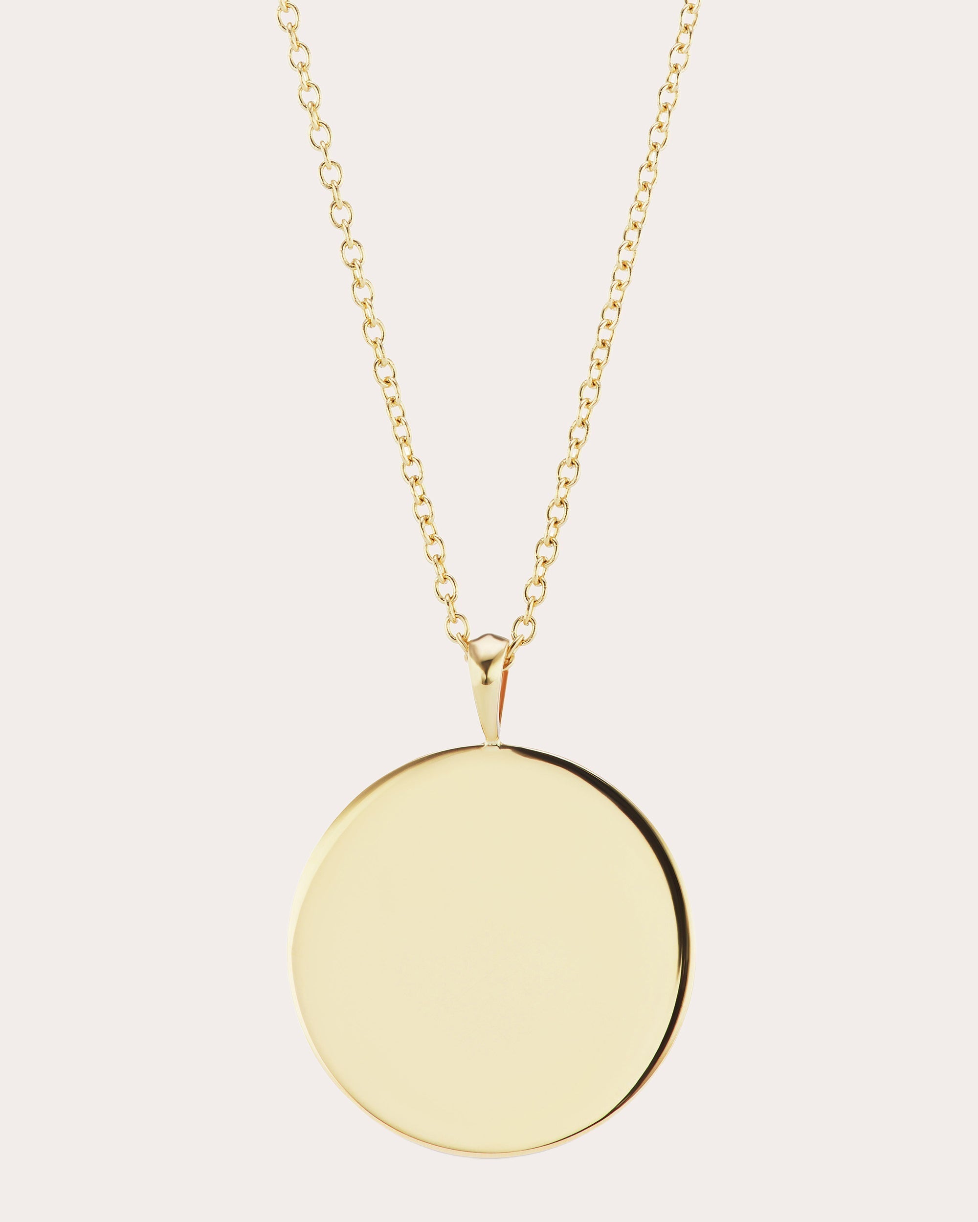 Signature Statement 14K Gold Pendant Necklace