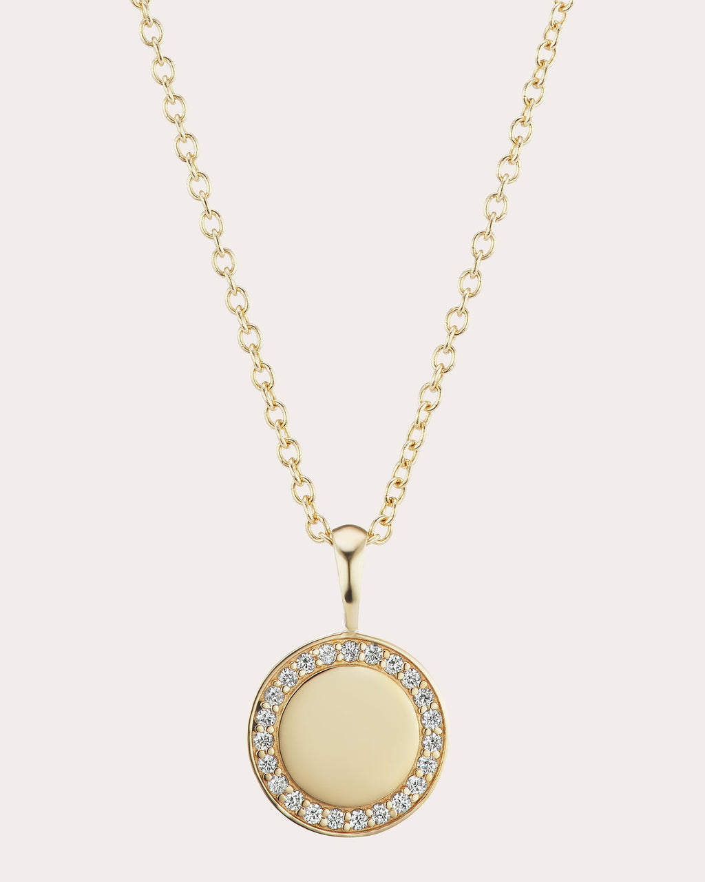 Signature 14K Gold Diamond Pendant Necklace