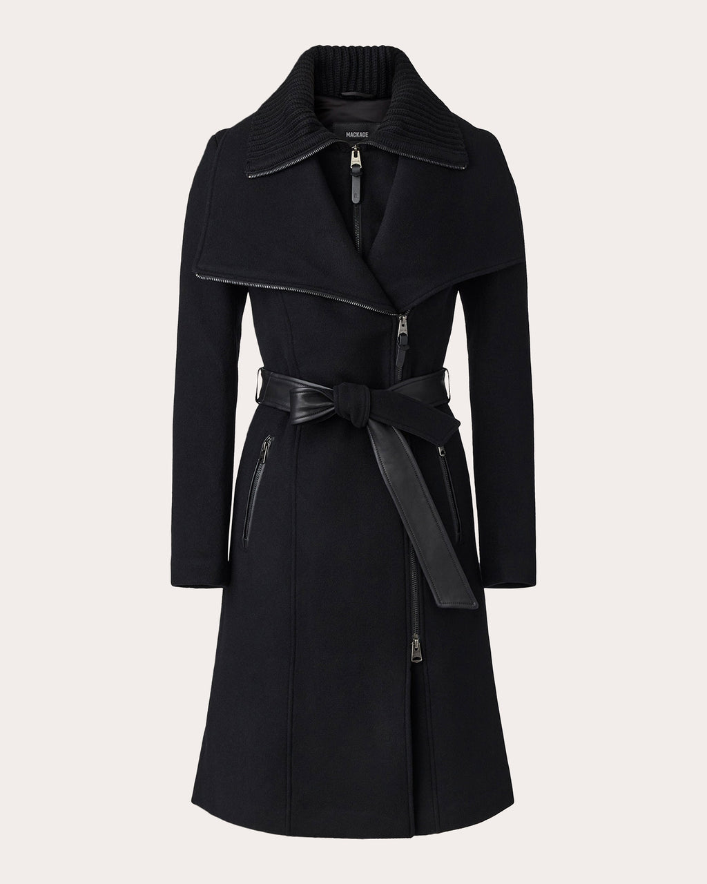 Nori 2-in-1 Belted Wool Coat