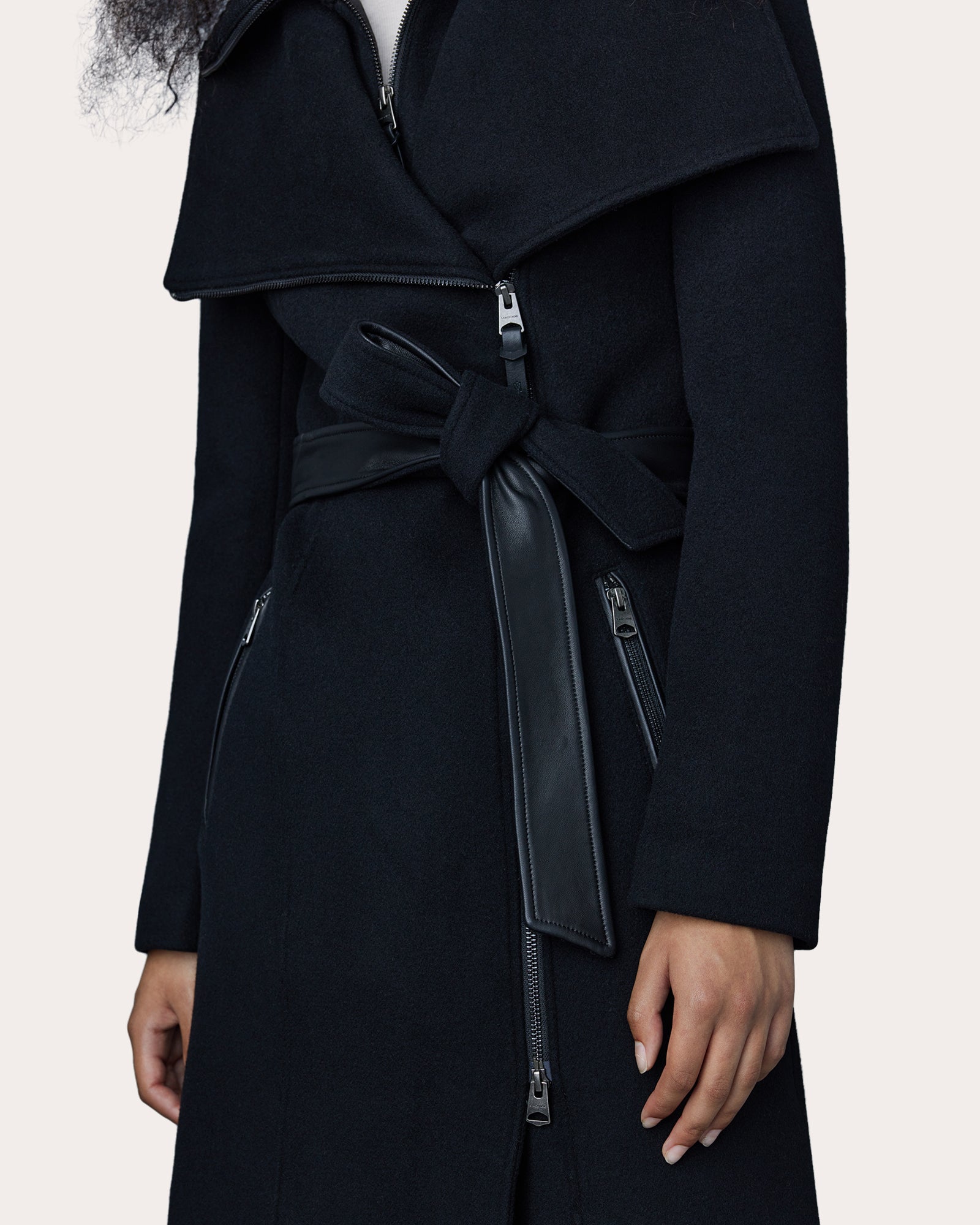Nori 2-in-1 Belted Wool Coat