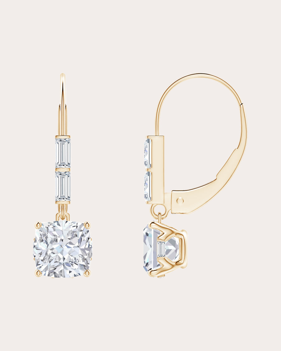Small Orient Express 14K Gold Lab-Grown Diamond Earrings