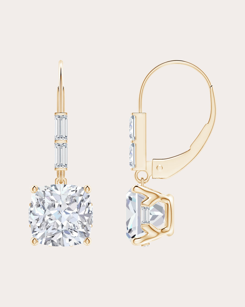 Orient Express 14K Gold Lab-Grown Diamond Earrings