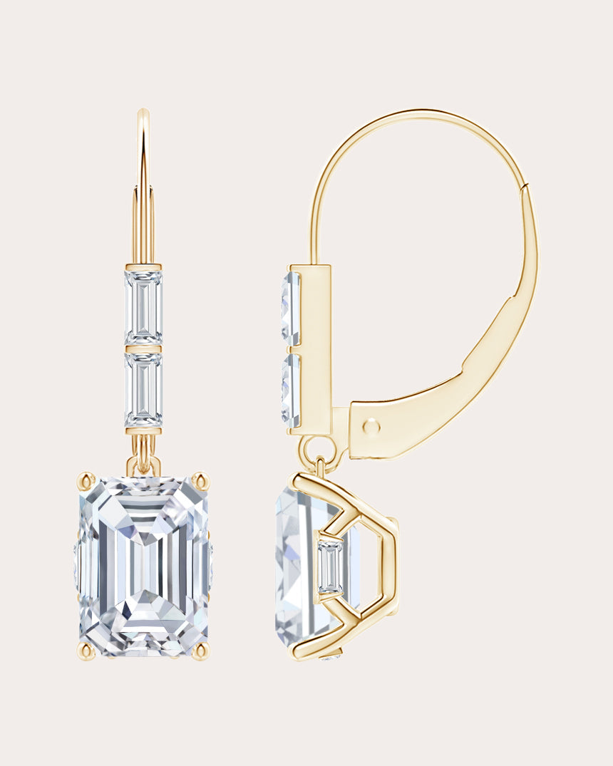 Orient Express 14K Gold Lab-Grown Diamond Earrings