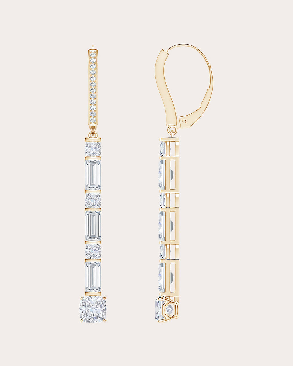 Orient Express 14K Gold Lab-Grown Diamond Earrings