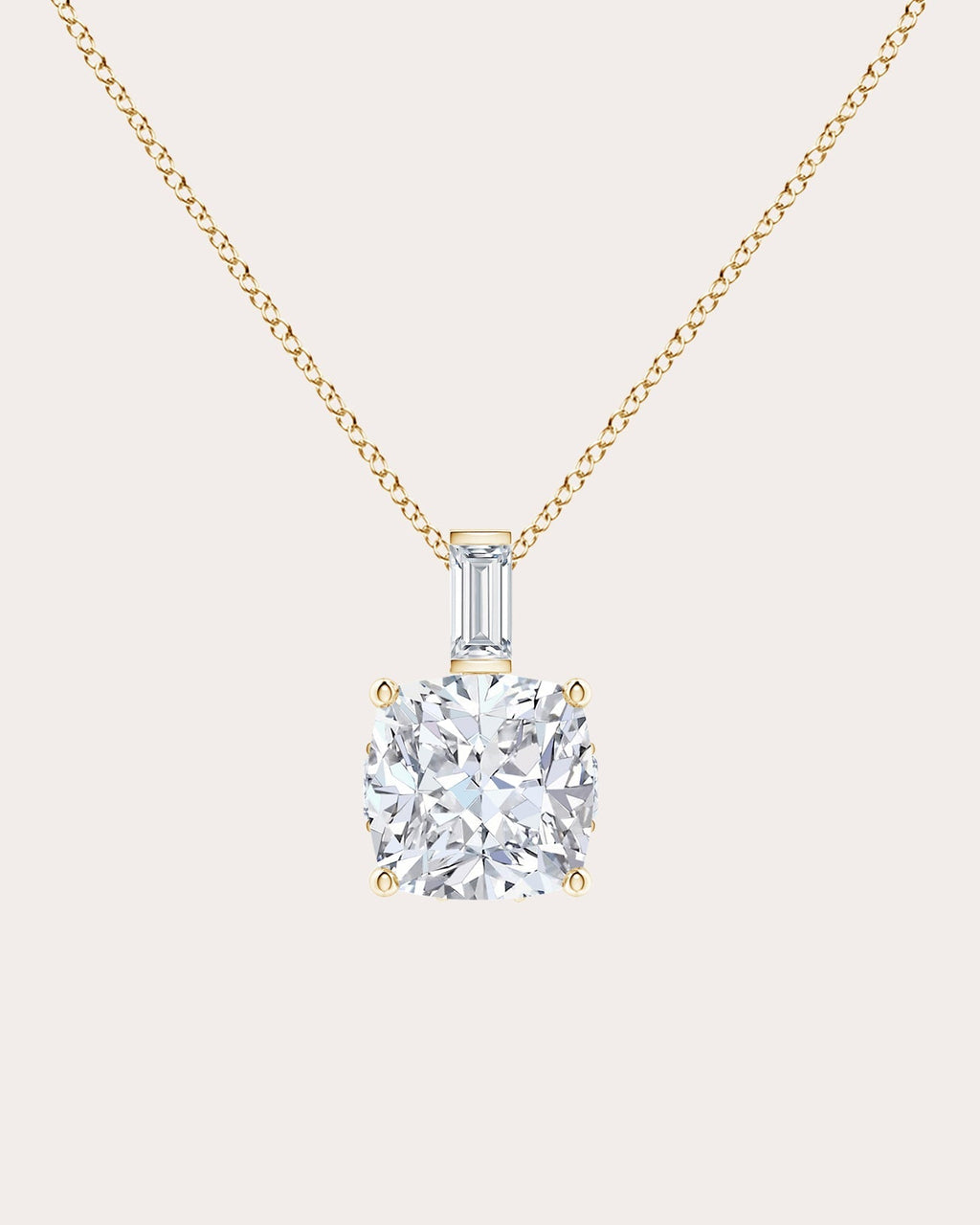 Orient Express 14K Gold Lab-Grown Diamond Pendant Necklace