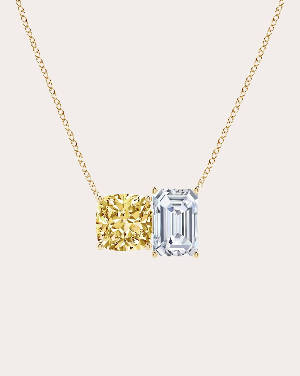 Orient Express 14K Gold Lab-Grown Diamond Pendant Necklace