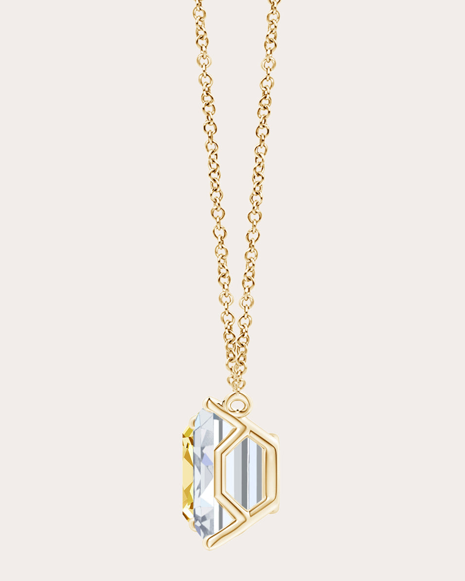 Orient Express 14K Gold Lab-Grown Diamond Pendant Necklace