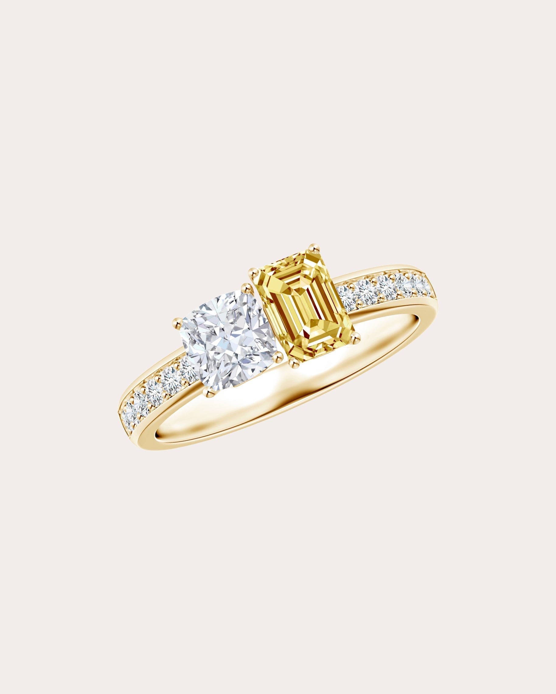 Orient Express 14K Gold Lab-Grown Diamond Ring