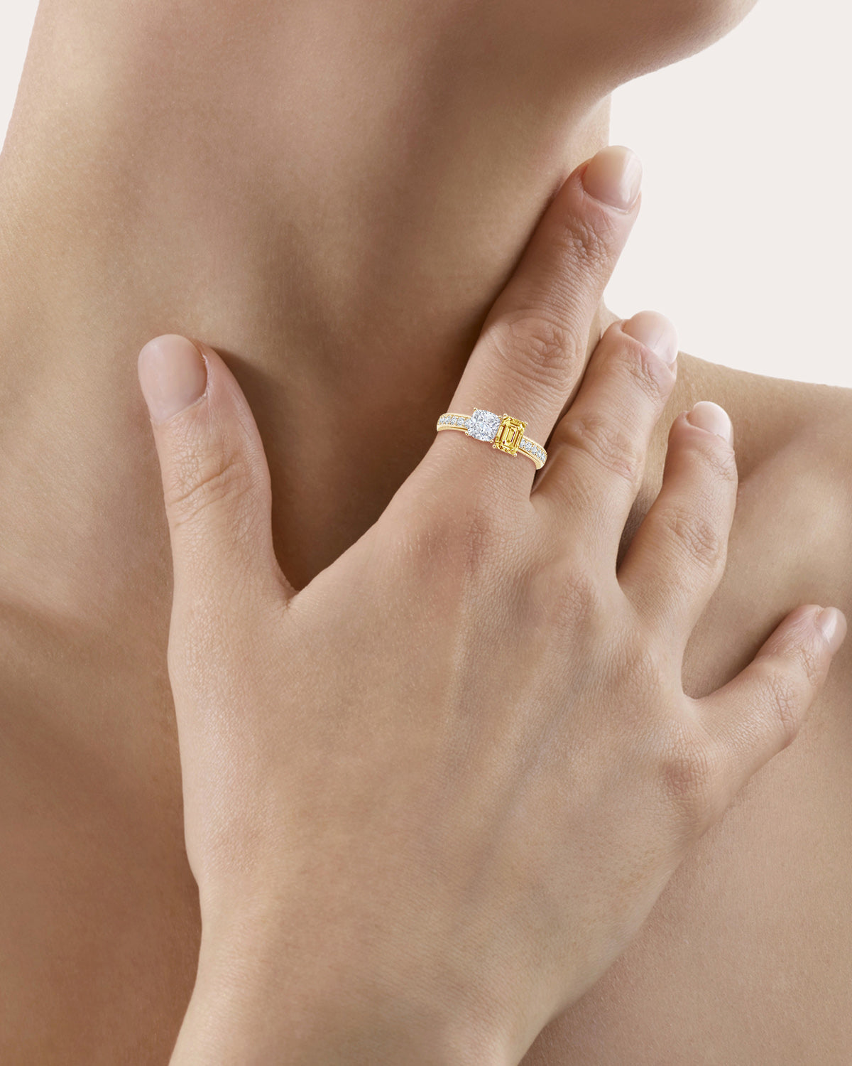 Orient Express 14K Gold Lab-Grown Diamond Ring