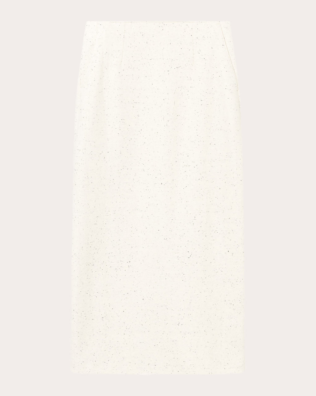 Nuri Wool-Blend Dupioni Midi Skirt