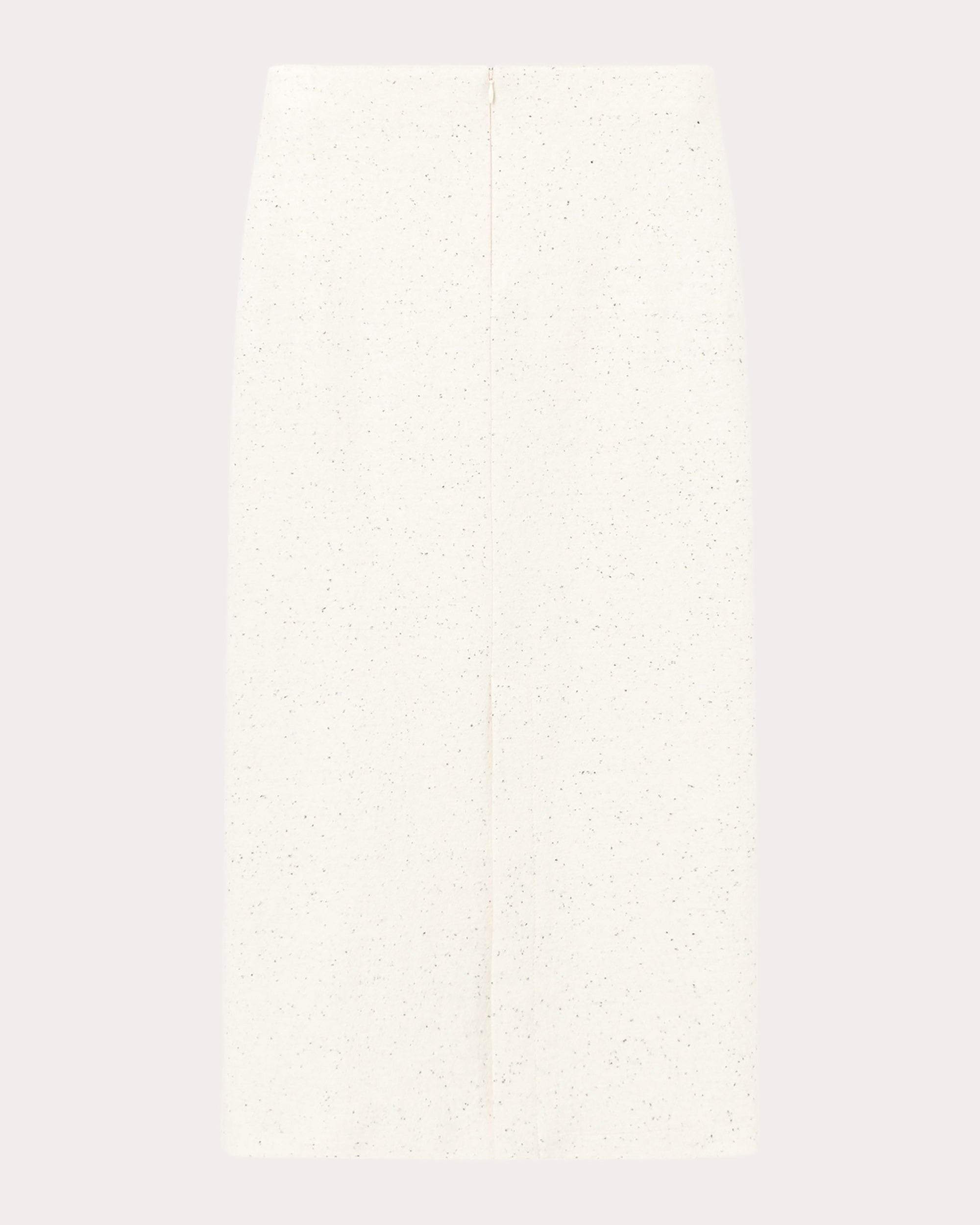 Nuri Wool-Blend Dupioni Midi Skirt