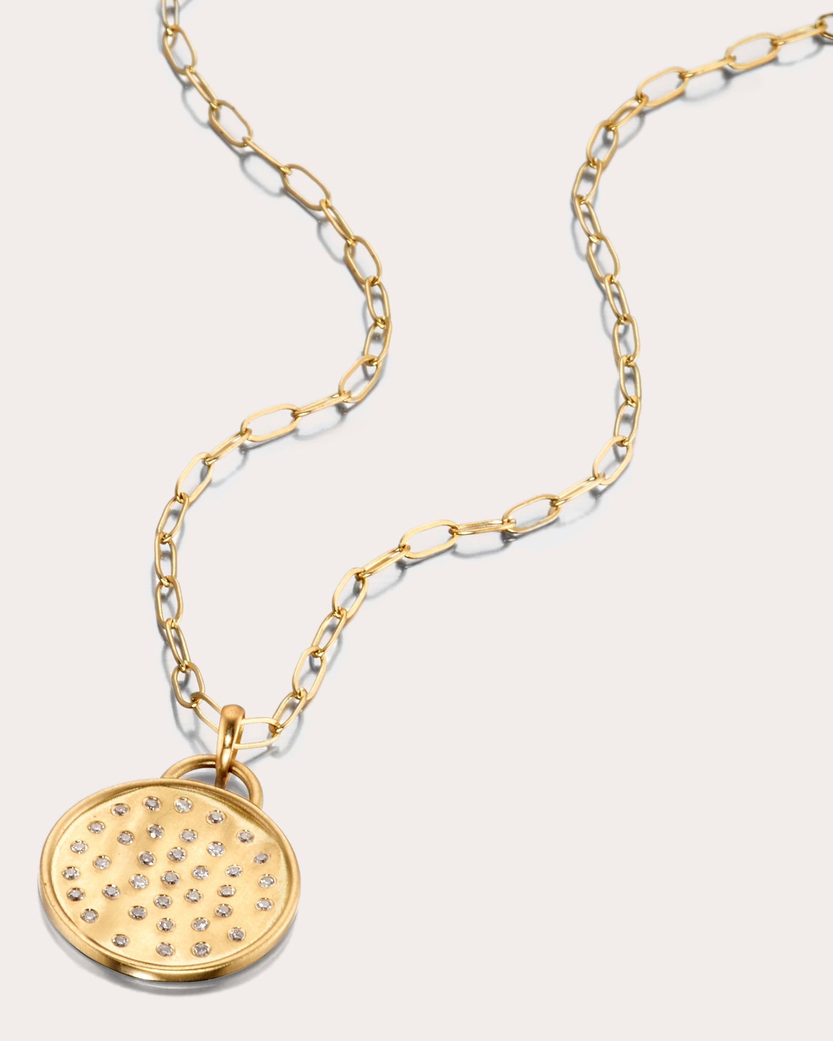 Fairy Dust 18K Gold Diamond Pendant Necklace