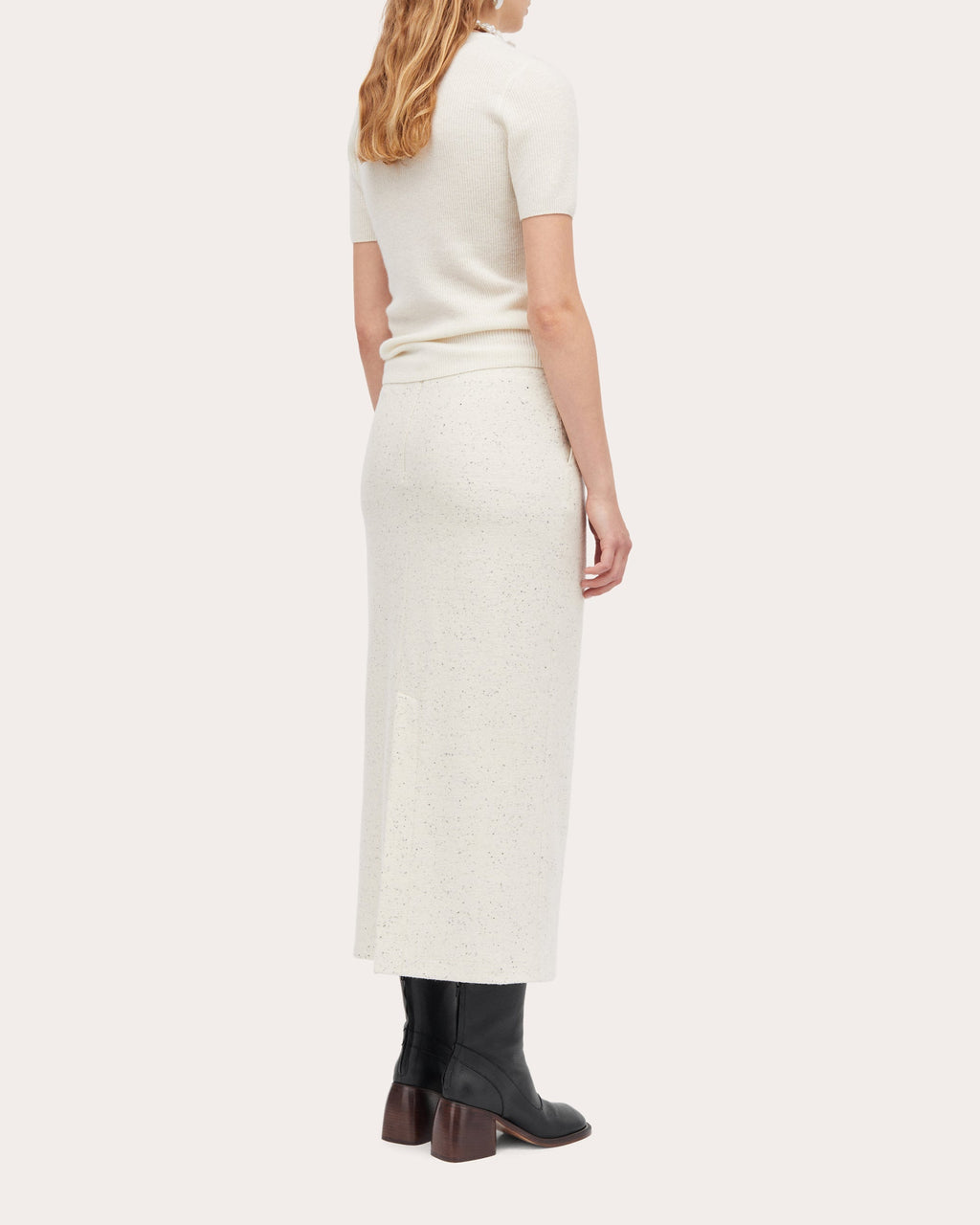 Kamala Ribbed Cashmere T-Shirt