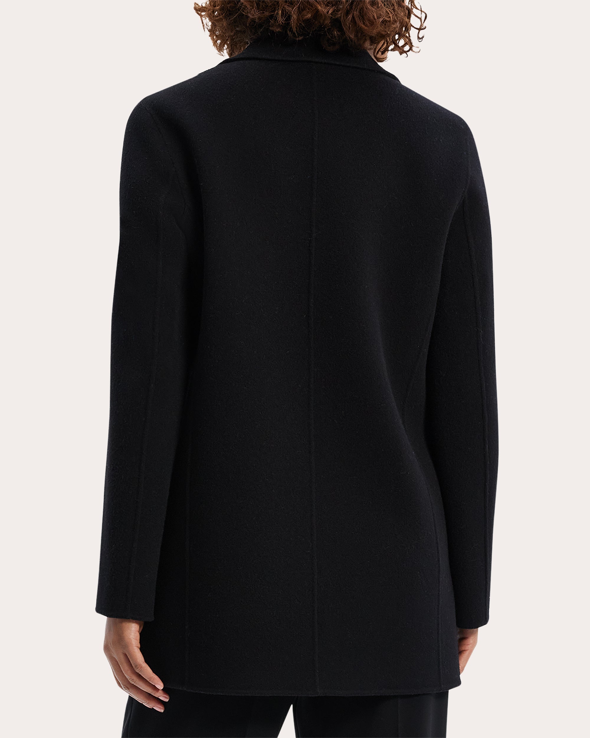 Double-Face Wool-Cashmere Blend Blazer