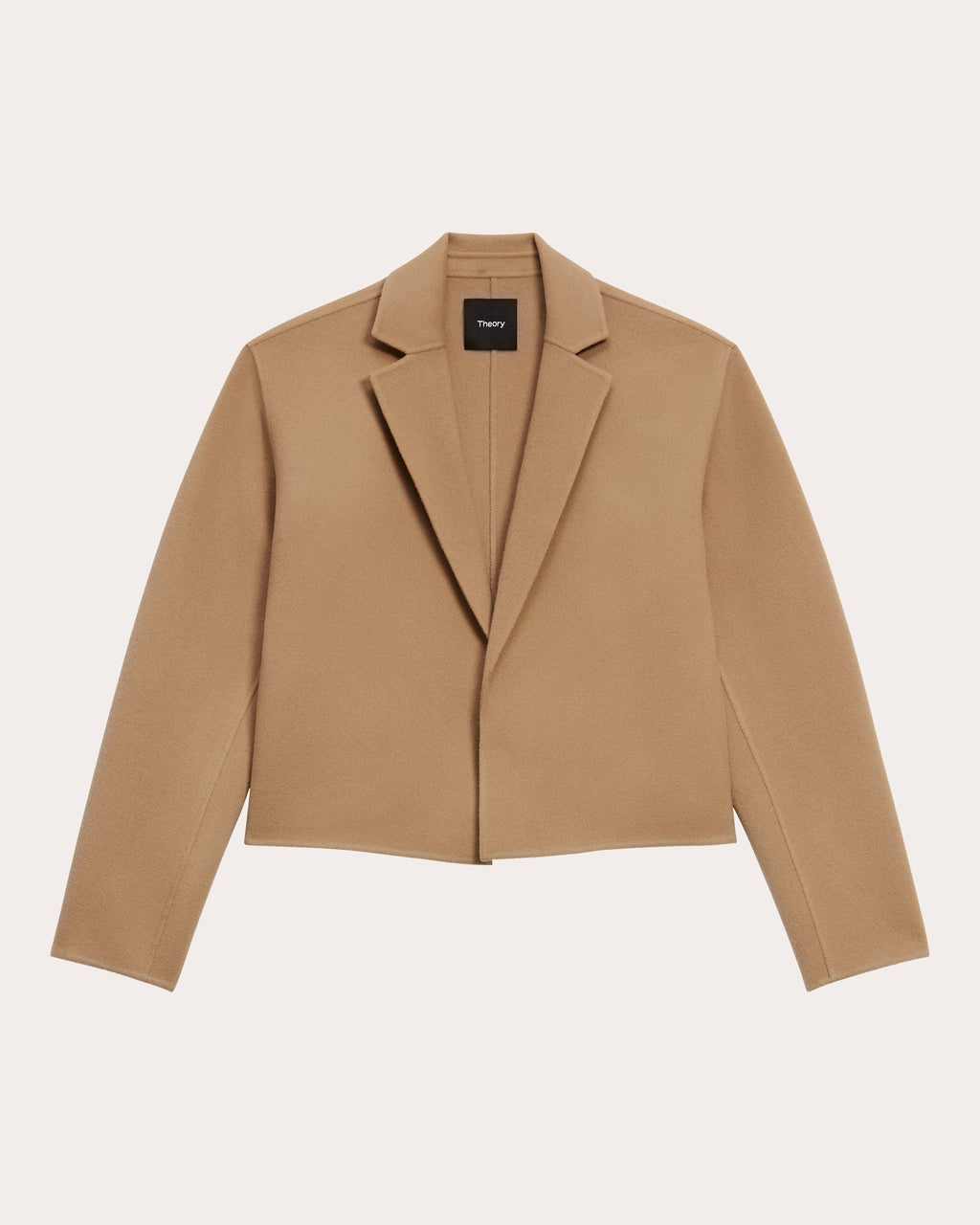 Cropped Double-Face Wool-Cashmere Blend Jacket
