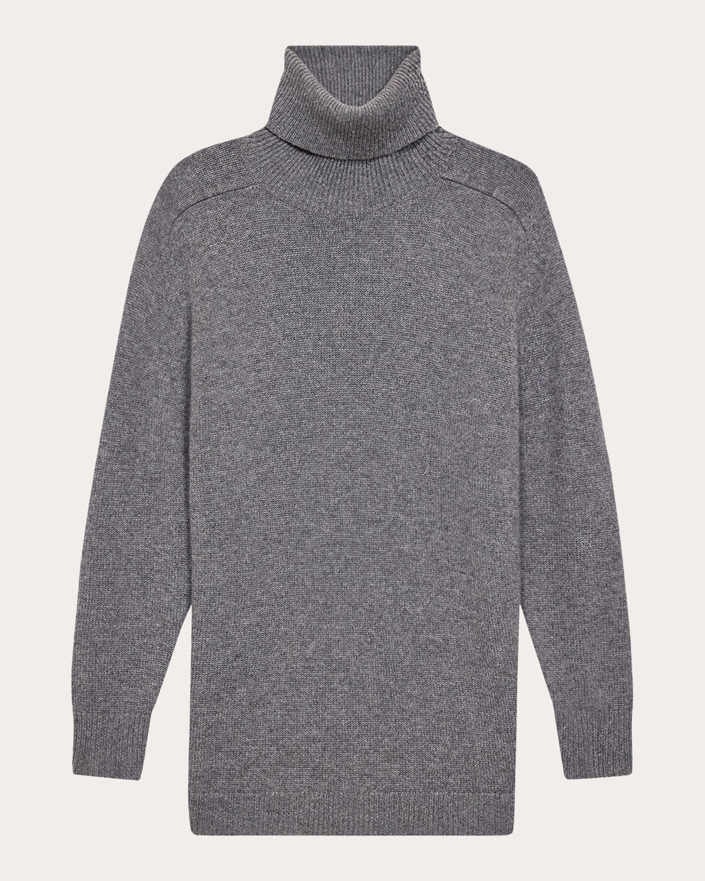 Cashmere Turtleneck Tunic Sweater