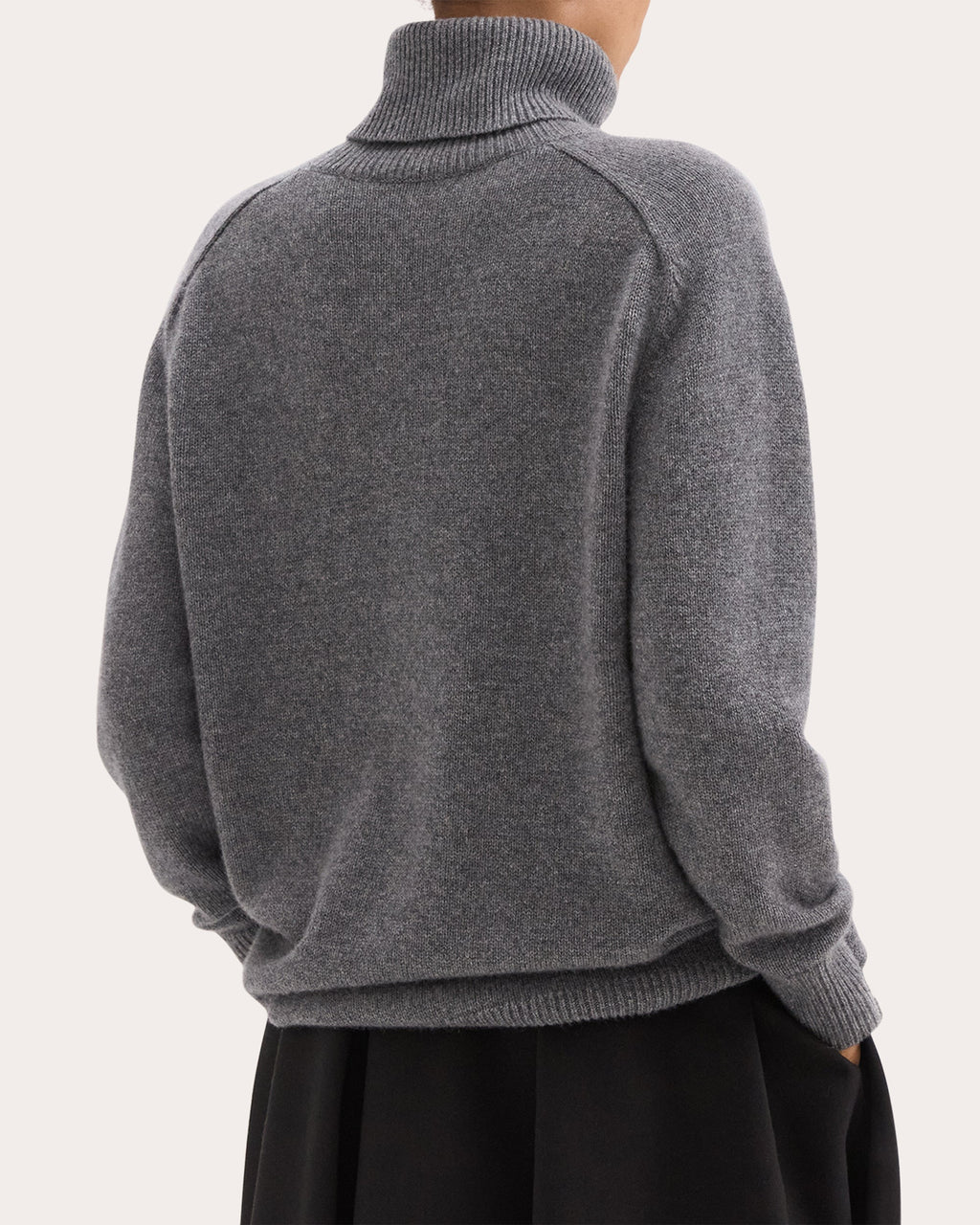 Cashmere Turtleneck Tunic Sweater