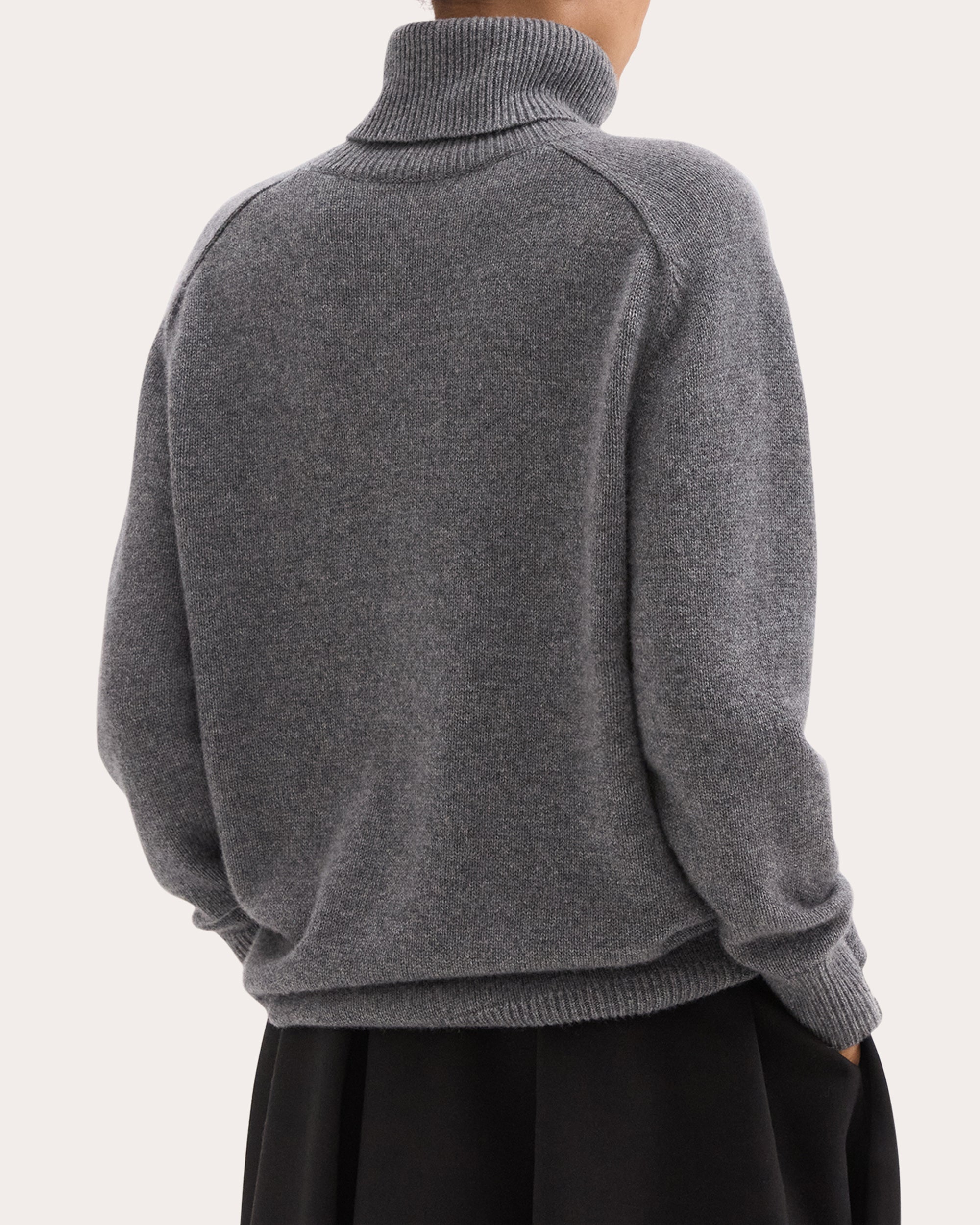 Cashmere Turtleneck Tunic Sweater
