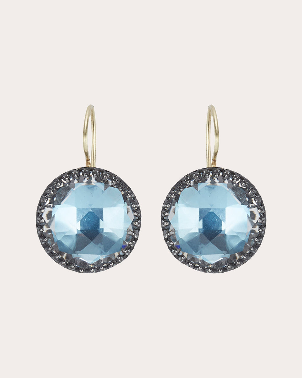 Olivia Rhodium-Dipped Quartz Earrings